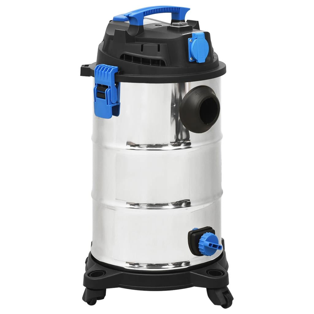 vidaXL Ηλεκτρική Σκούπα Υγρής / Ξηρής Απορρόφησης 1200 W Ασημί 30 Λ