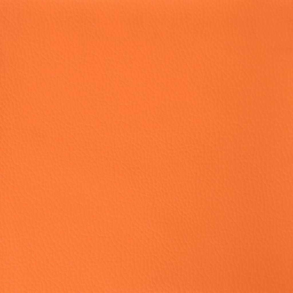 vidaXL Καρέκλα Gaming Μασάζ Μαύρο/πορτοκαλί από Συνθετικό Δέρμα