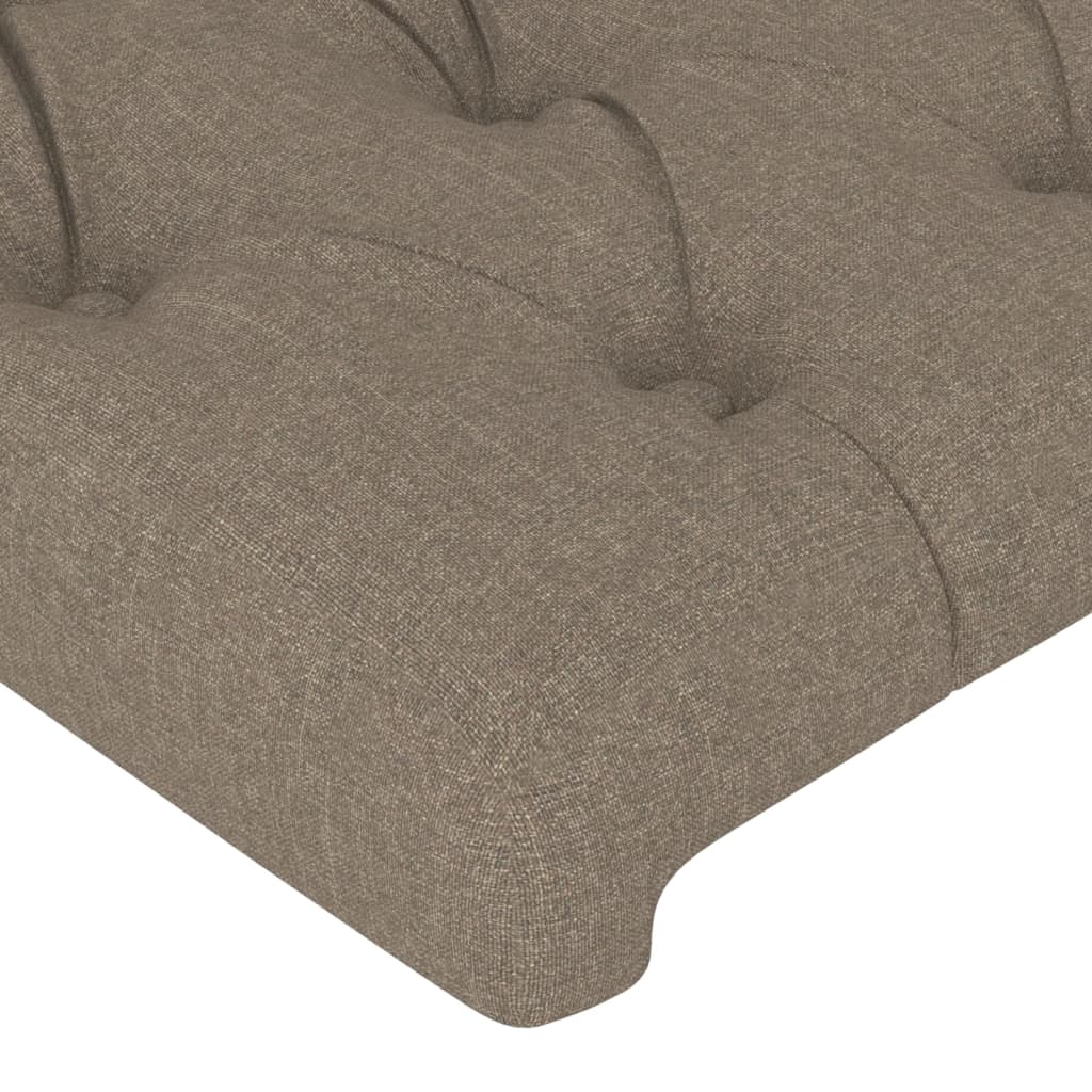 vidaXL Κεφαλάρια Κρεβατιού 2 τεμ. Taupe 80x7x78/88 εκ. Υφασμάτινο