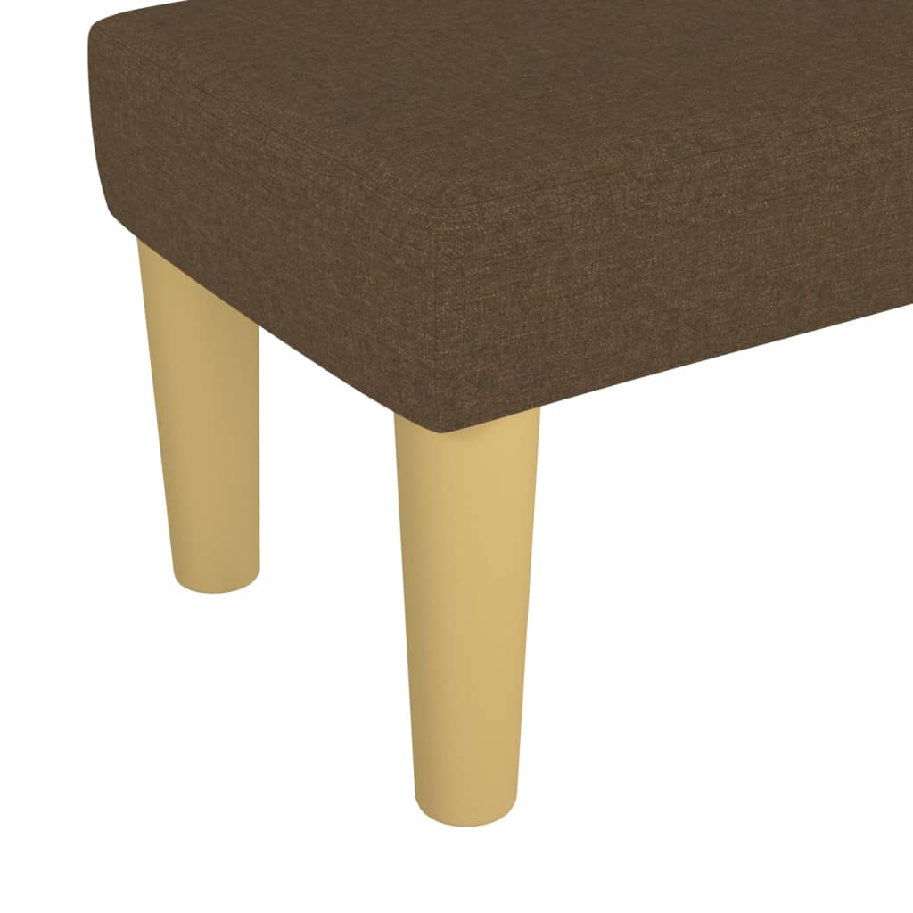 vidaXL Πάγκος Σκούρο Πράσινο 70 x 30 x 30 εκ. Υφασμάτινος