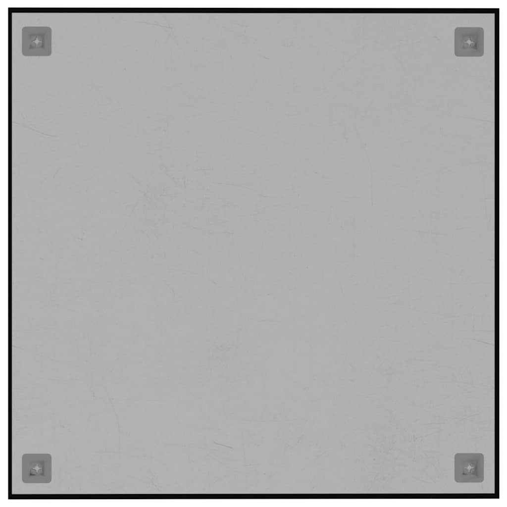 vidaXL Πίνακας Επιτοίχιος Μαγνητικός Μαύρος 60x60 εκ. από Ψημένο Γυαλί