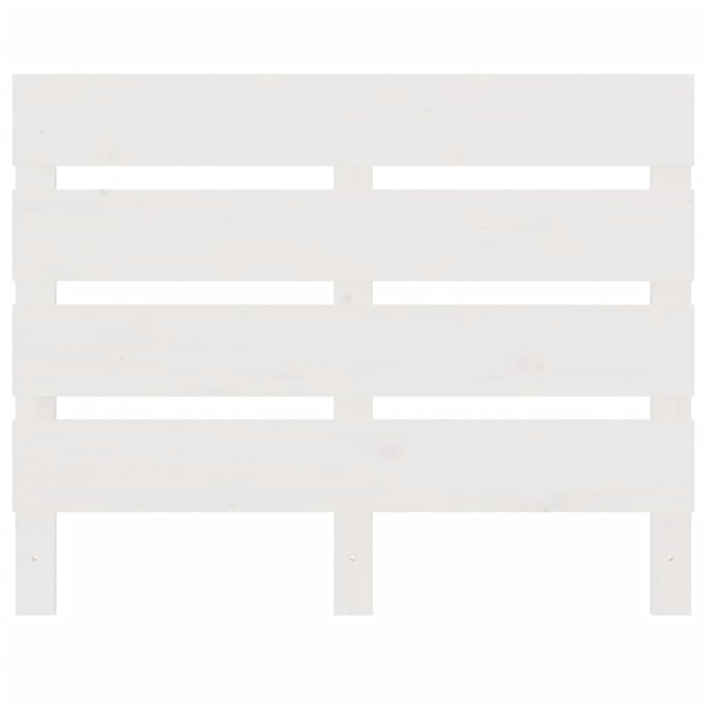 vidaXL Σκελετός Κρεβατιού Χωρίς Στρώμα Λευκό 100x200 εκ. Μασίφ Πεύκο
