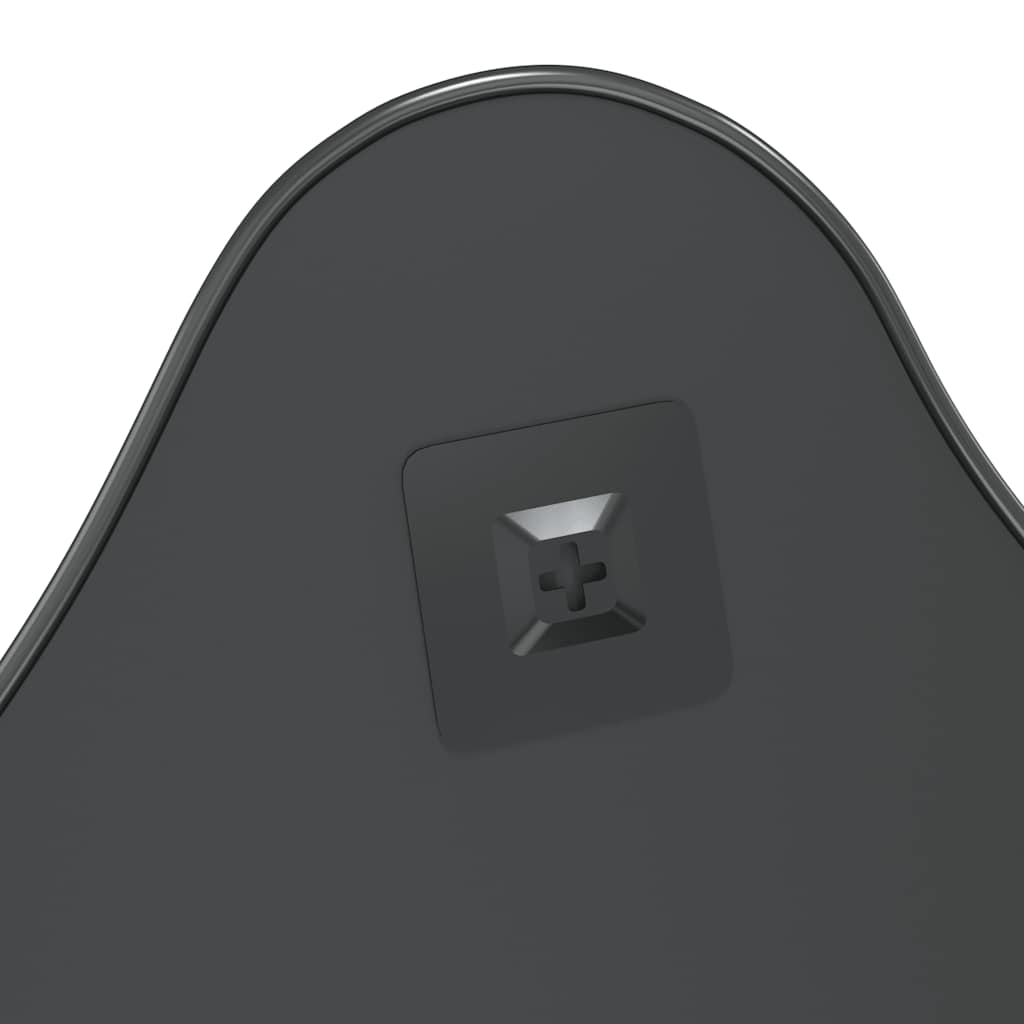 vidaXL Καθρέφτης Τοίχου Μαύρος 60x50 εκ.