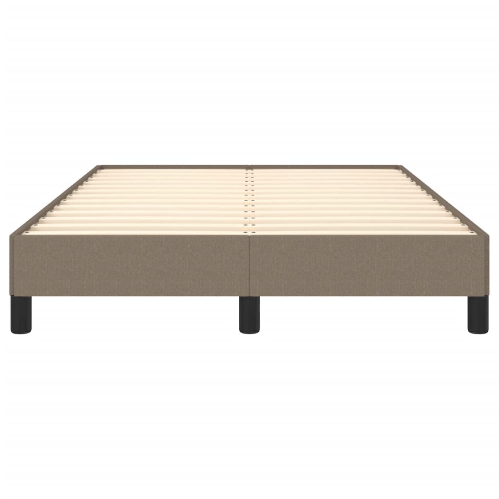 vidaXL Σκελετός Κρεβατιού Χωρίς Στρώμα Taupe 120x200 εκ. Υφασμάτινο