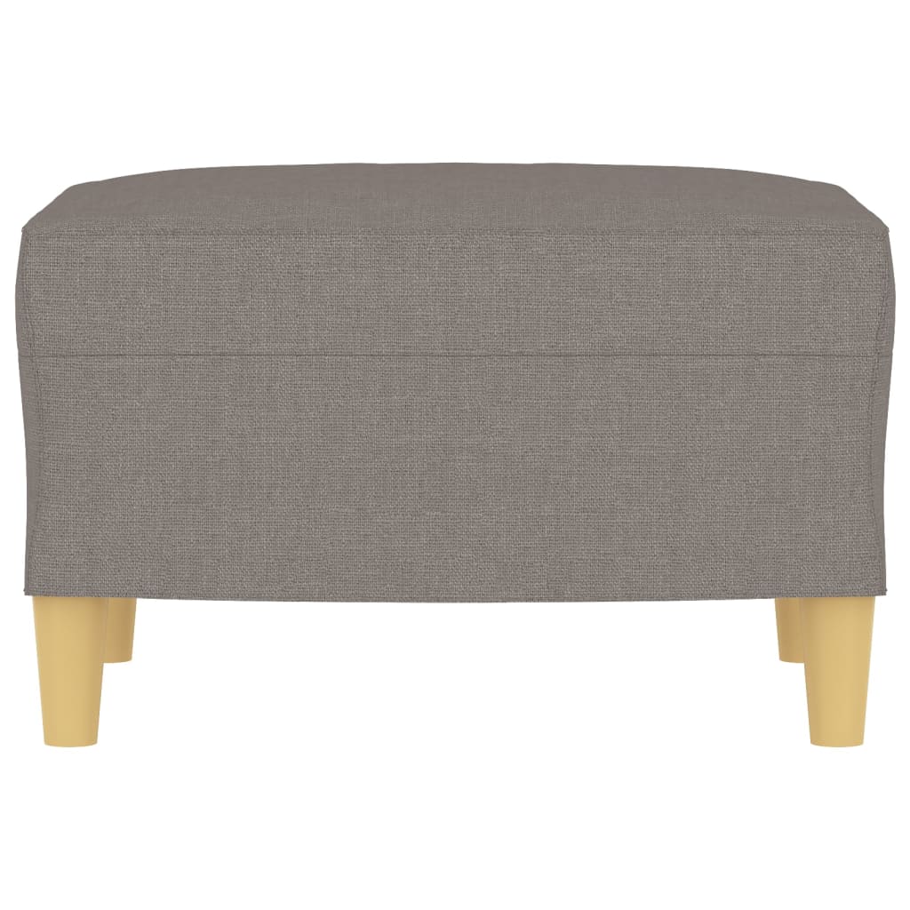 vidaXL Υποπόδιο Taupe 60x50x41 εκ. Υφασμάτινο