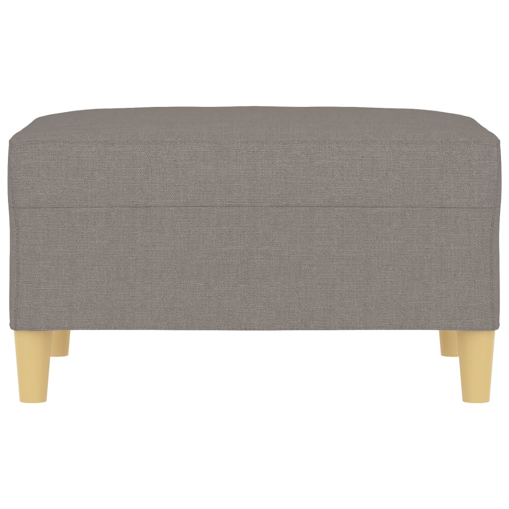 vidaXL Υποπόδιο Taupe 70 x 55 x 41 εκ. Υφασμάτινο