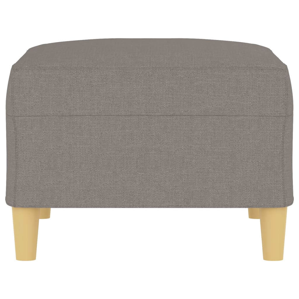 vidaXL Υποπόδιο Taupe 70 x 55 x 41 εκ. Υφασμάτινο