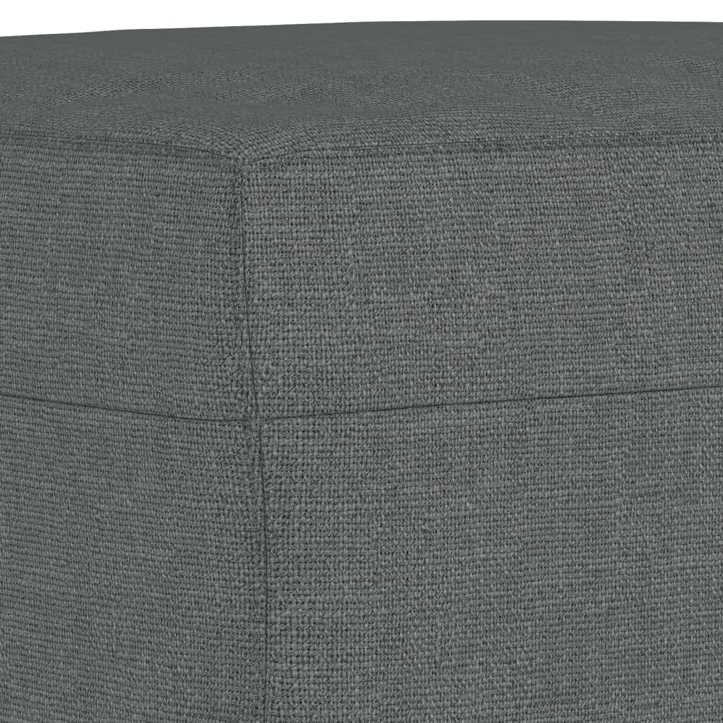 vidaXL Υποπόδιο Σκούρο Γκρι 60 x 50 x 41 εκ. Υφασμάτινο