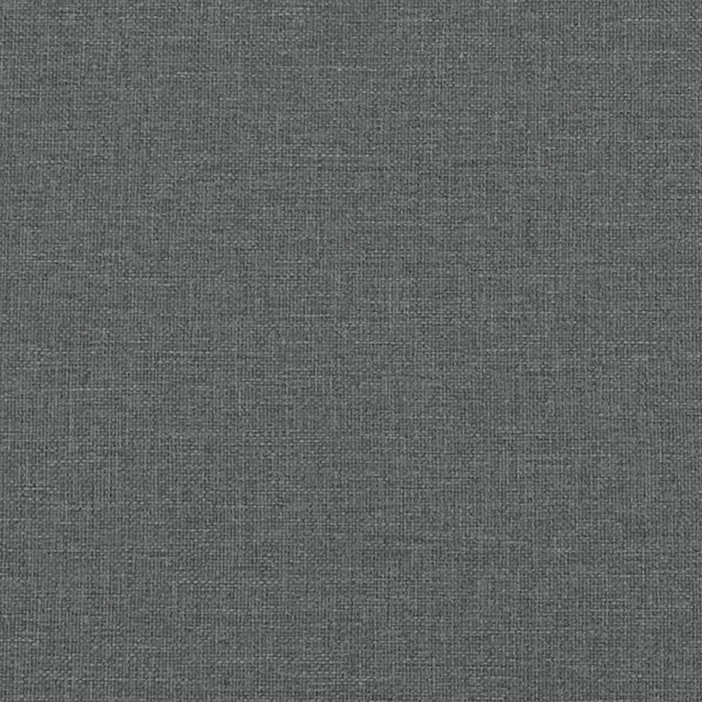 vidaXL Υποπόδιο Σκούρο Γκρι 60 x 50 x 41 εκ. Υφασμάτινο