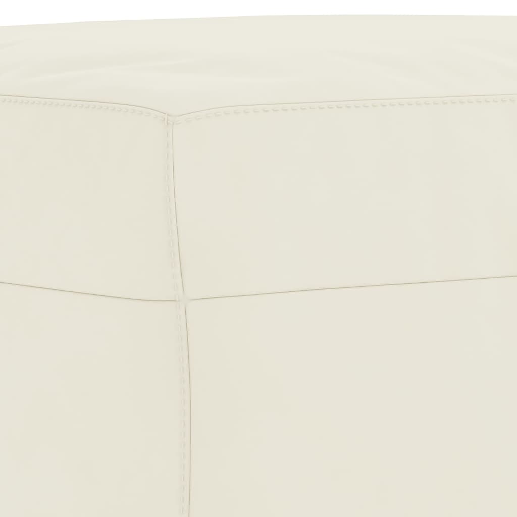 vidaXL Υποπόδιο Κρεμ 60x50x41 εκ. Βελούδινο