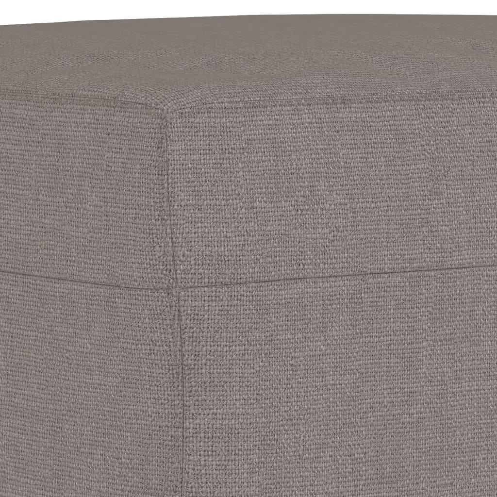 vidaXL Υποπόδιο Taupe 70 x 55 x 41 εκ. Υφασμάτινο