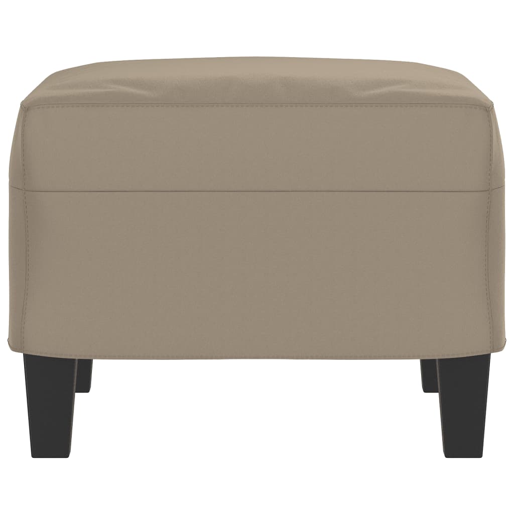 vidaXL Υποπόδιο Taupe 60 x 50 x 41 εκ. από Ύφασμα Μικροϊνών