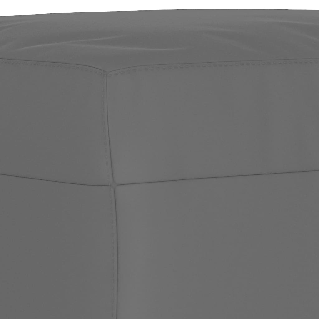 vidaXL Υποπόδιο Σκούρο Γκρι 70 x 55 x 41 εκ. από Ύφασμα Μικροϊνών