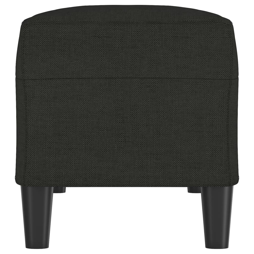 vidaXL Πάγκος Μαύρος 100x35x41 εκ. Υφασμάτινος