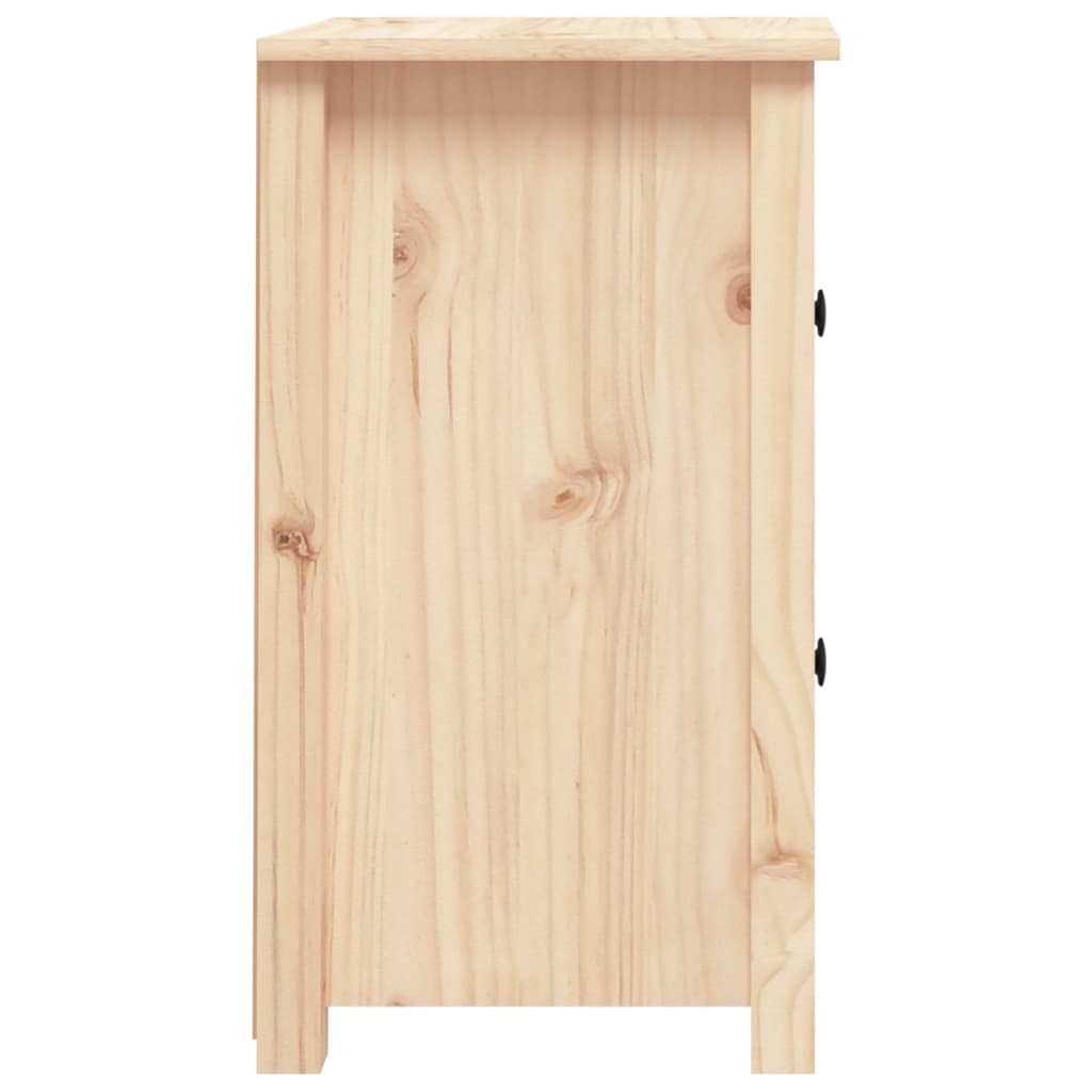 vidaXL Κομοδίνα 2 τεμ. 40 x 35 x 61,5 εκ. από Μασίφ Ξύλο Πεύκου
