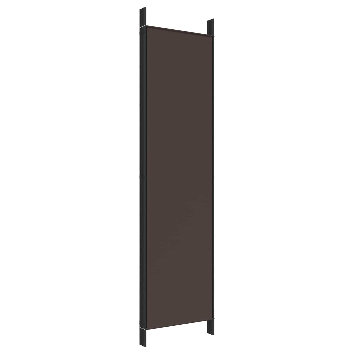 vidaXL Διαχωριστικό Δωματίου με 5 Πάνελ Καφέ 250x200 εκ. από Ύφασμα
