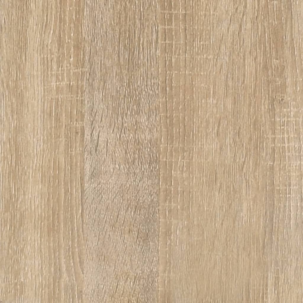vidaXL Βιβλιοθήκη Sonoma Δρυς 40x33x70,5 εκ. Επεξεργ. Ξύλο & Ατσάλι