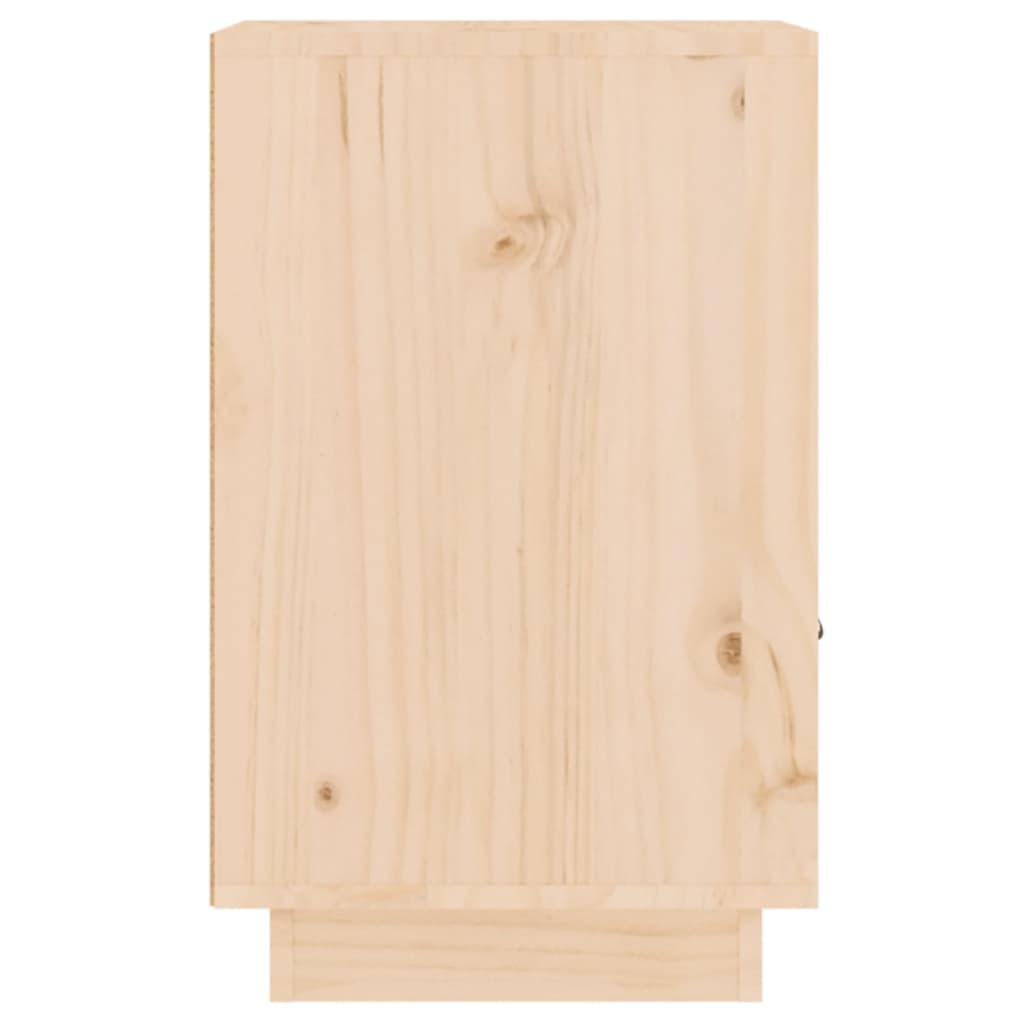 vidaXL Κομοδίνα 2 τεμ. 40 x 34 x 55 εκ. από Μασίφ Ξύλο Πεύκου