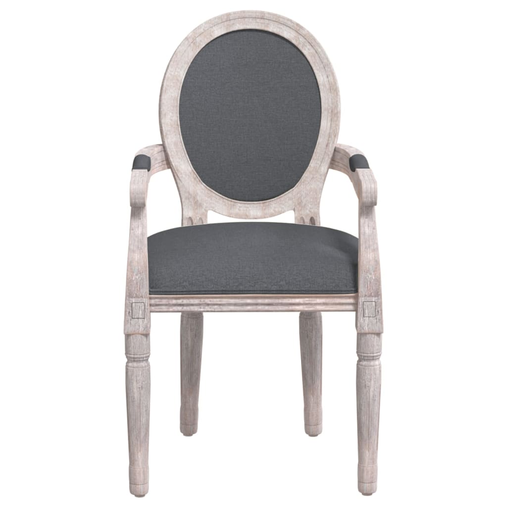 vidaXL Καρέκλα Τραπεζαρίας Σκούρο Γκρι 54 x 56 x 96,5 εκ. Υφασμάτινη