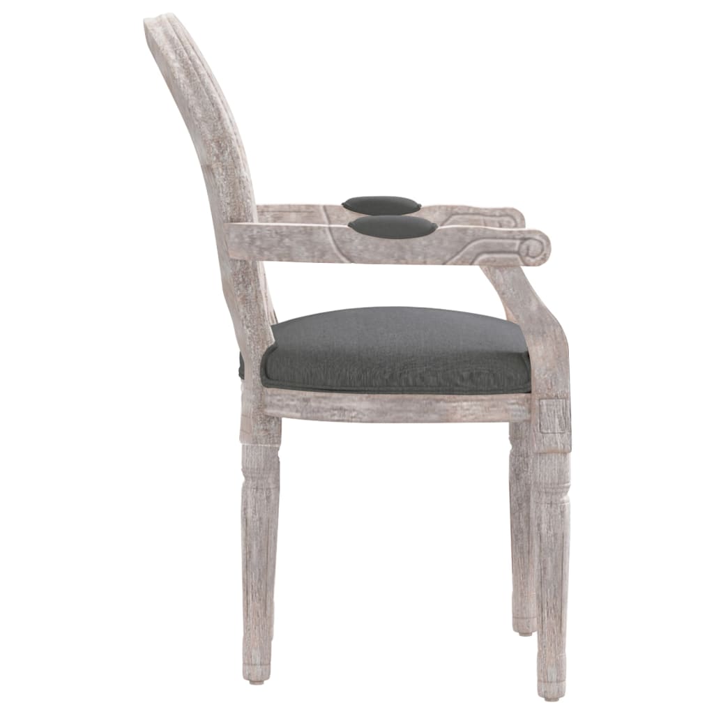 vidaXL Καρέκλα Τραπεζαρίας Σκούρο Γκρι 54 x 56 x 96,5 εκ. Υφασμάτινη