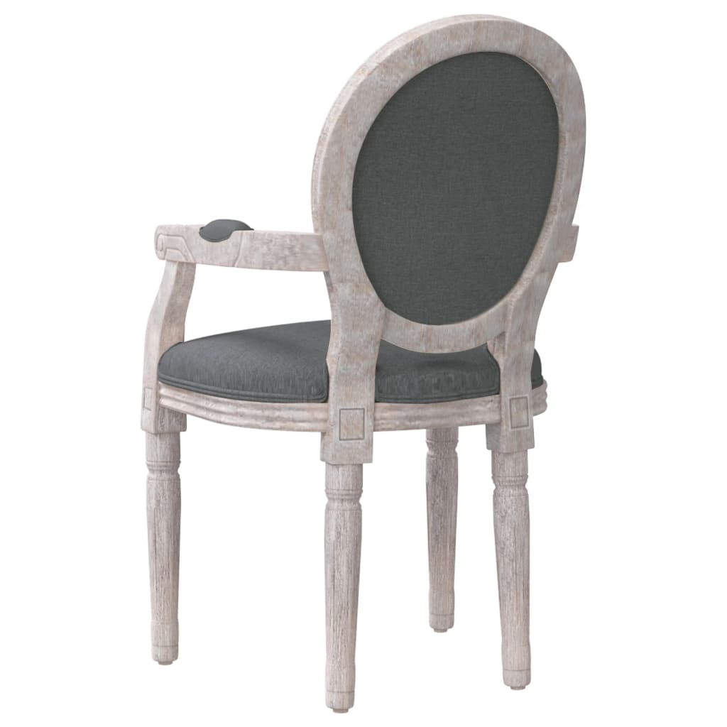 vidaXL Καρέκλα Τραπεζαρίας Σκούρο Γκρι 54 x 56 x 96,5 εκ. Υφασμάτινη