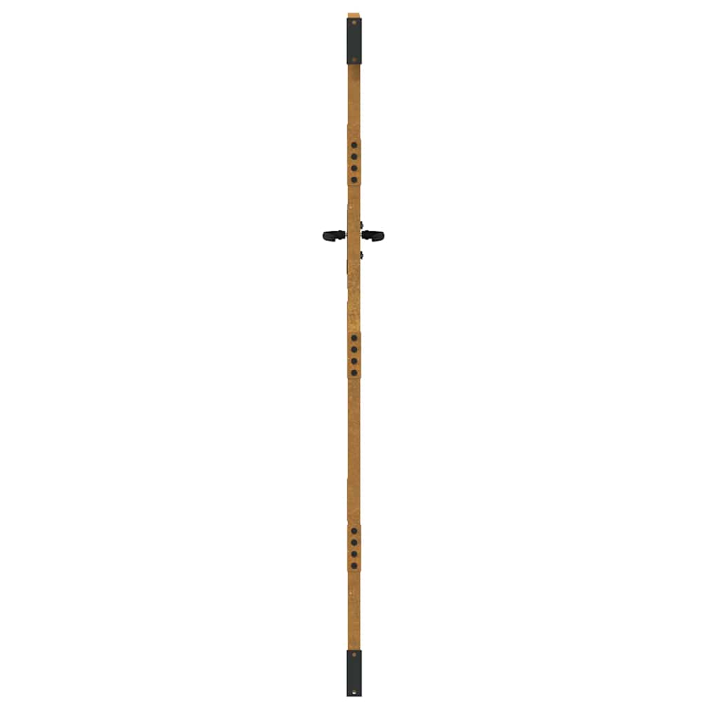 vidaXL Πύλη Κήπου με Σχέδιο Μπαμπού 85 x 200 εκ. από Ατσάλι Corten