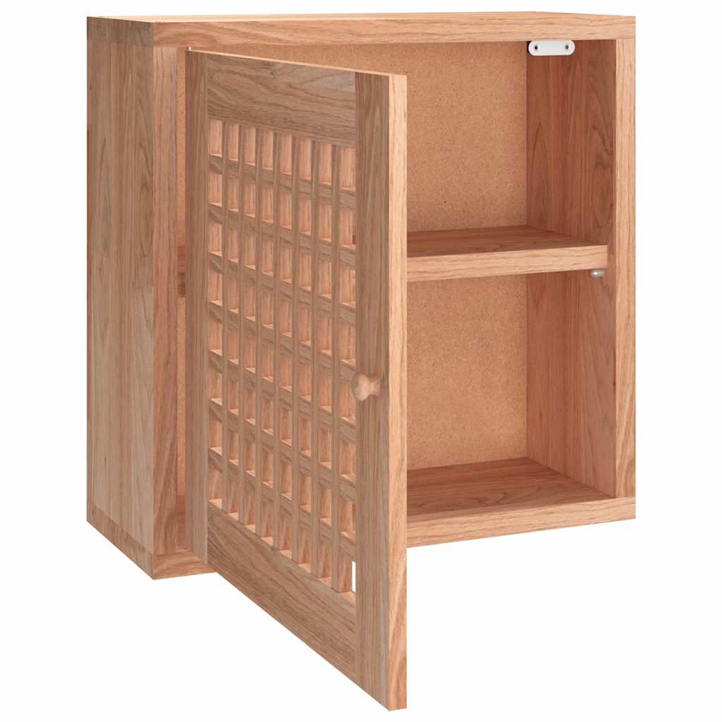 vidaXL Ντουλάπι Τοίχου 42 x 18 x 42 εκ. από Μασίφ Ξύλο Καρυδιάς