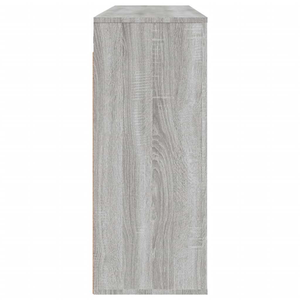 vidaXL Ντουλάπι Τοίχου Γκρι Sonoma 80x33x80 εκ. Επεξεργασμένο Ξύλο
