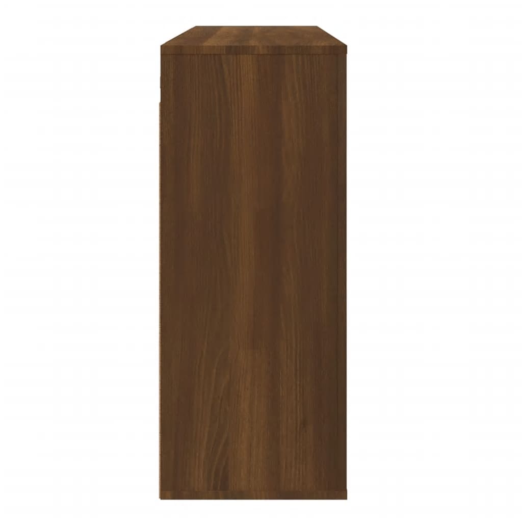vidaXL Ντουλάπι Τοίχου Καφέ Δρυς 80x33x80 εκ. Επεξεργασμένο Ξύλο