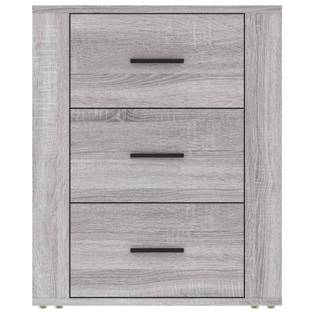 vidaXL Κομοδίνο Γκρι Sonoma 50x36x60 εκ. από Επεξεργασμένο Ξύλο