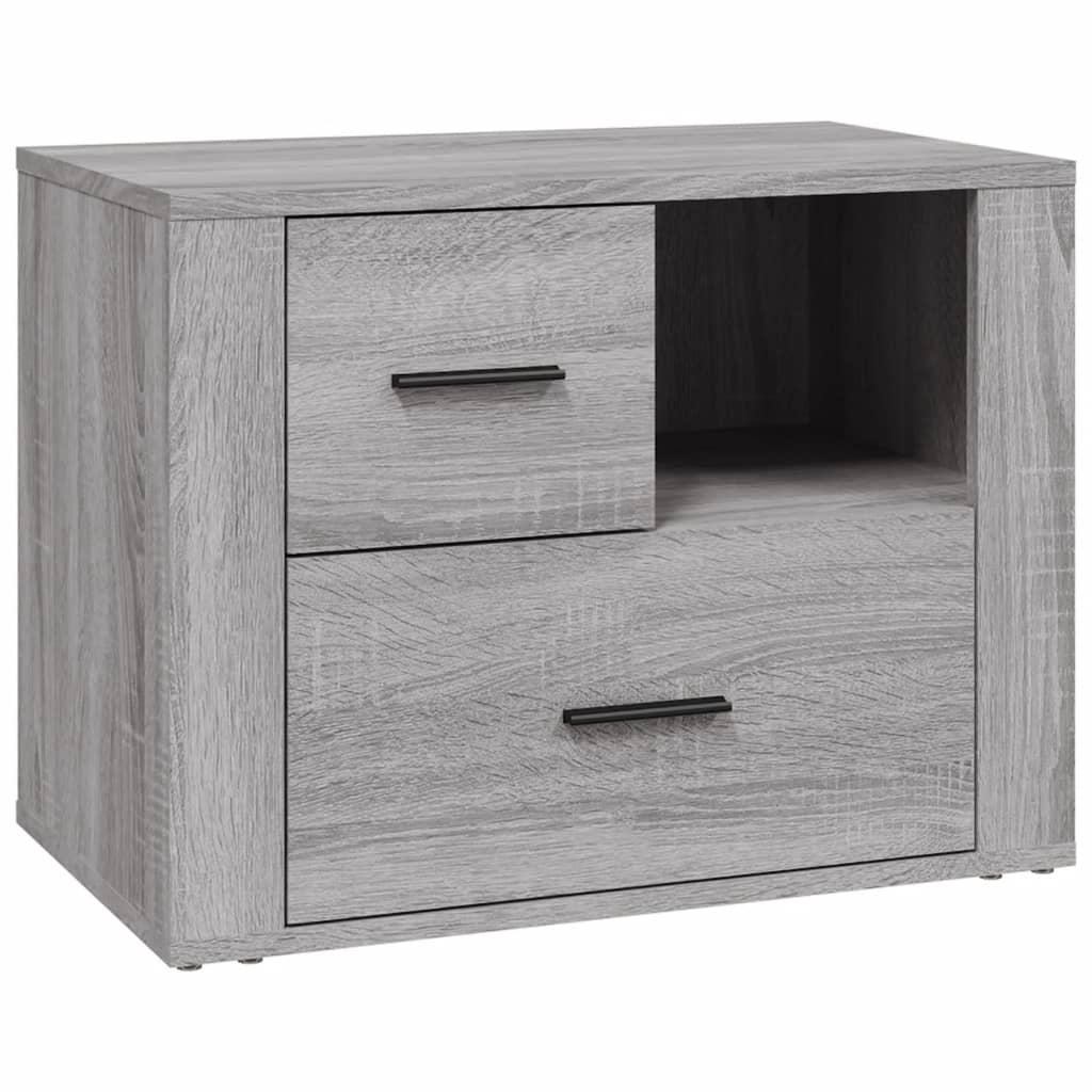 vidaXL Κομοδίνο Γκρι Sonoma 60x36x45 εκ. από Επεξεργασμένο Ξύλο