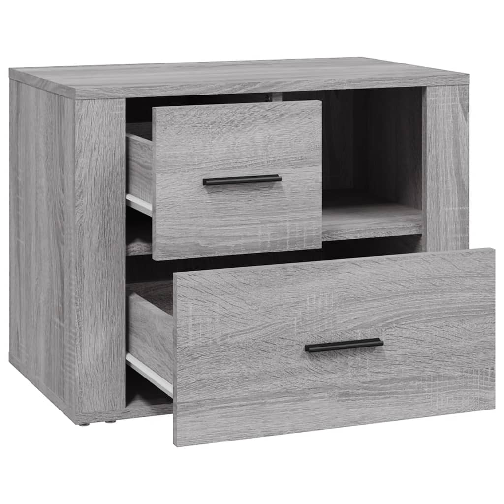 vidaXL Κομοδίνο Γκρι Sonoma 60x36x45 εκ. από Επεξεργασμένο Ξύλο