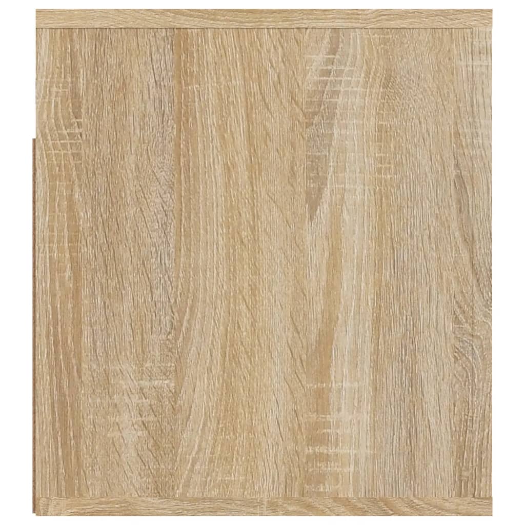 vidaXL Κομοδίνα Επιτοίχιο Sonoma Δρυς 50x36x40 εκ.