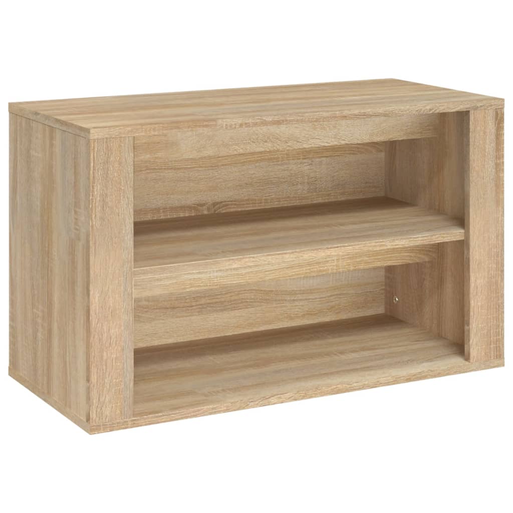vidaXL Παπουτσοθήκη Sonoma Δρυς 75x35x45 εκ. Επεξεργασμένο Ξύλο