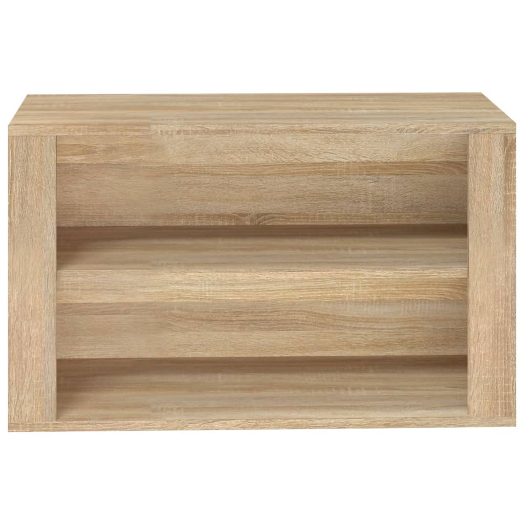 vidaXL Παπουτσοθήκη Sonoma Δρυς 75x35x45 εκ. Επεξεργασμένο Ξύλο