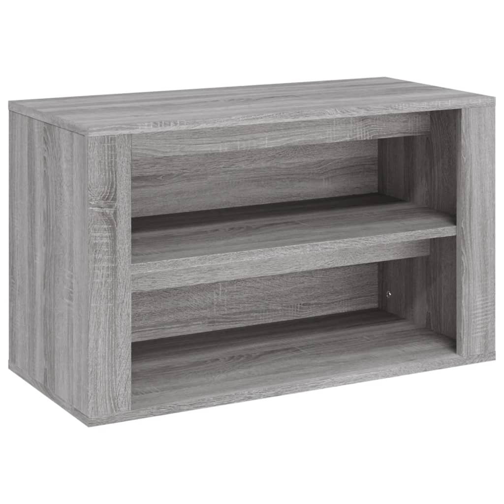 vidaXL Παπουτσοθήκη Γκρι Sonoma 75x35x45 εκ. από Επεξεργασμένο Ξύλο