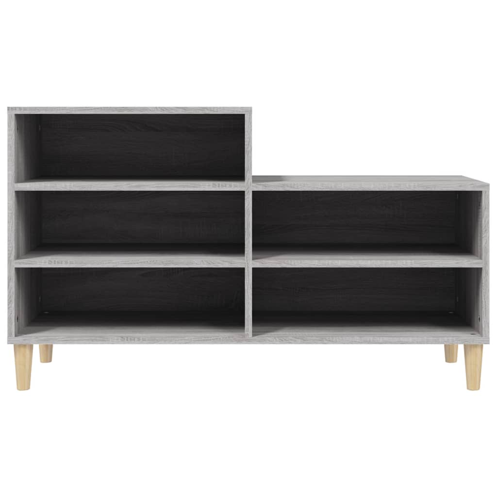 vidaXL Παπουτσοθήκη Γκρι Sonoma 102x36x60 εκ. από Επεξεργασμένο Ξύλο