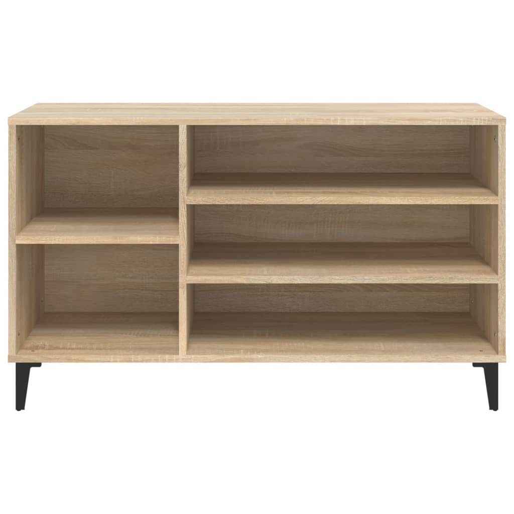 vidaXL Παπουτσοθήκη Sonoma Δρυς 102x36x60 εκ. από Επεξεργασμένο Ξύλο