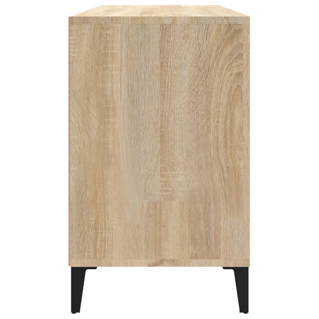 vidaXL Παπουτσοθήκη Sonoma Δρυς 102x36x60 εκ. από Επεξεργασμένο Ξύλο