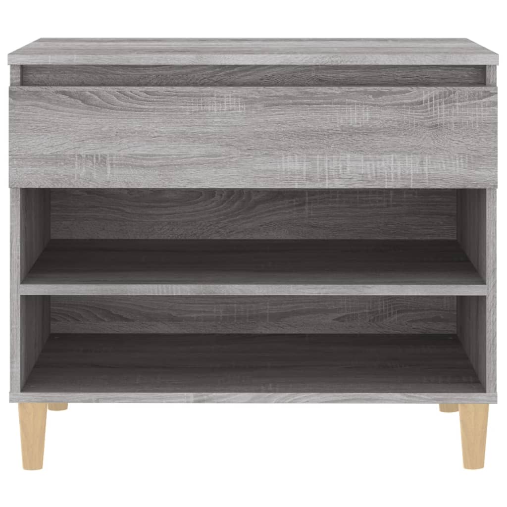 vidaXL Παπουτσοθήκη Γκρι Sonoma 70x36x60 εκ. από Επεξεργασμένο Ξύλο