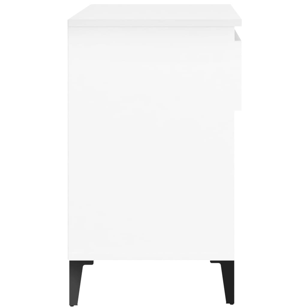 vidaXL Παπουτσοθήκη Λευκή 70 x 36 x 60 εκ. από Επεξεργασμένο Ξύλο