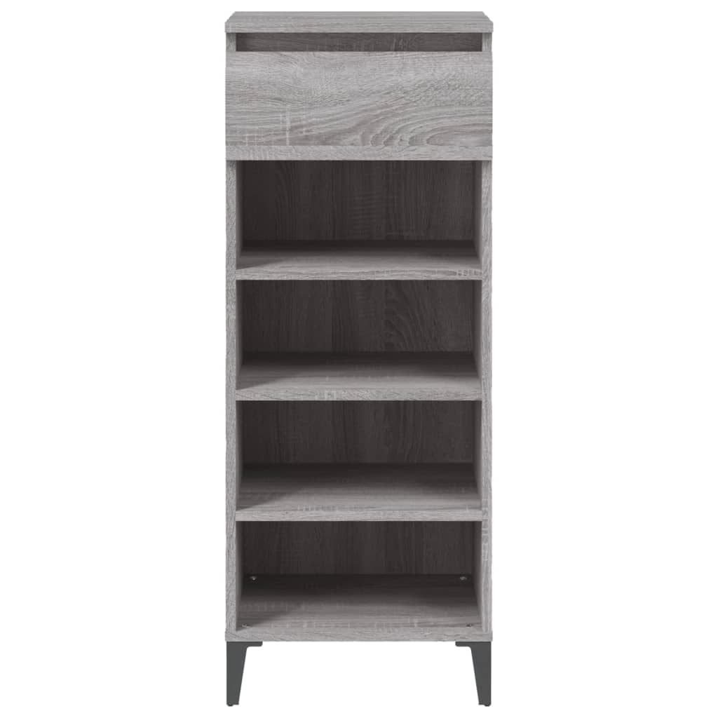 vidaXL Παπουτσοθήκη Γκρι Sonoma 40x36x105 εκ. από Επεξεργασμένο Ξύλο
