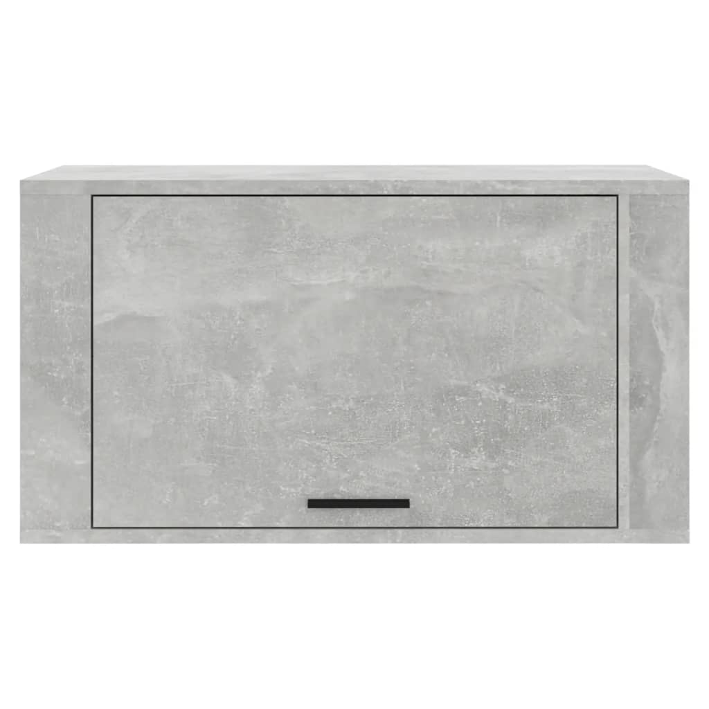 vidaXL Παπουτσοθήκη Επιτοίχια Γκρι Σκυρ. 70x35x38 εκ. Επεξεργ. Ξύλο