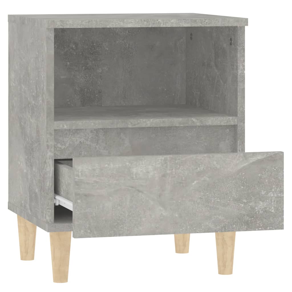 vidaXL Κομοδίνα Γκρι Σκυροδέματος 40x35x50 εκ.