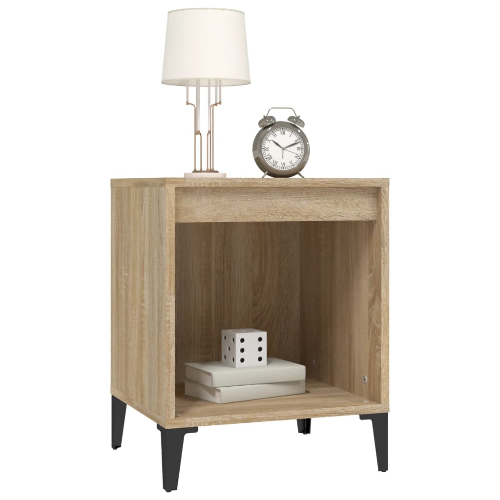 vidaXL Κομοδίνο Sonoma Δρυς 40x35x50 εκ.