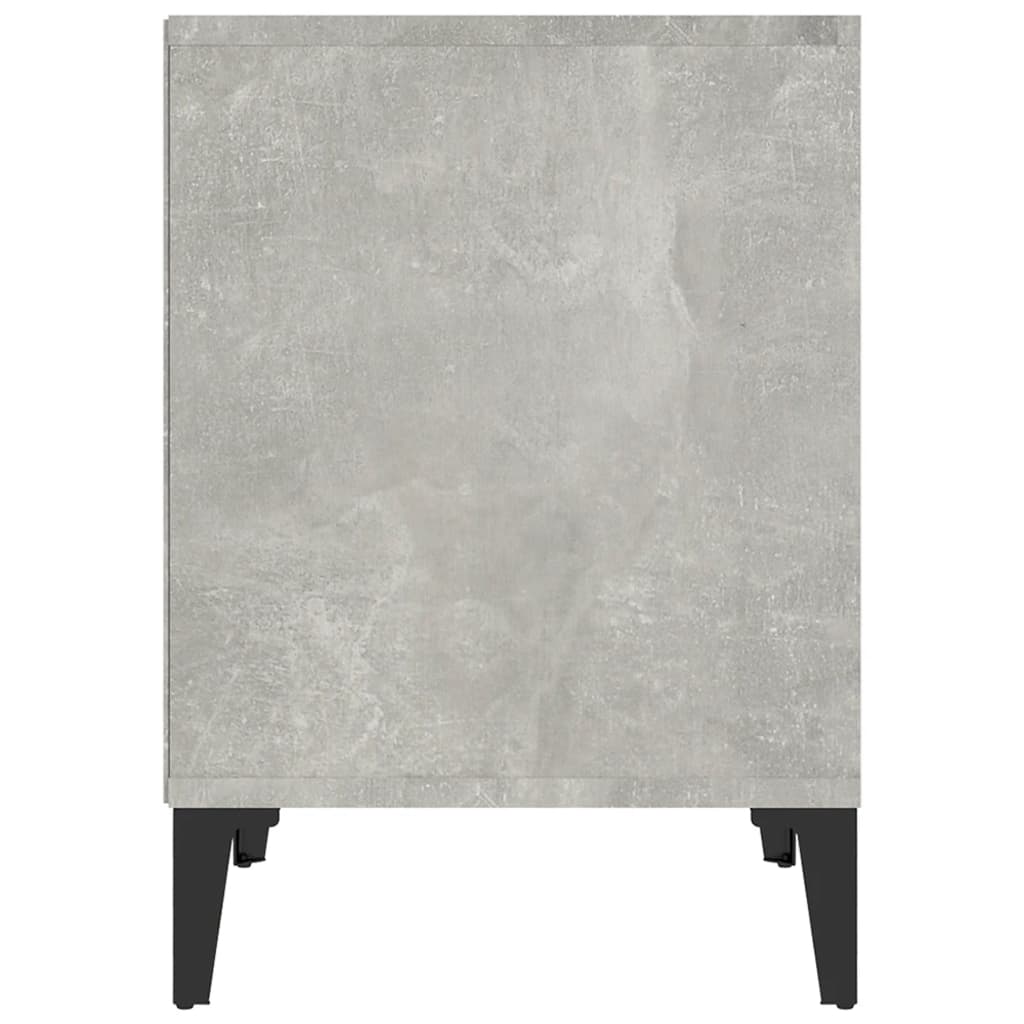 vidaXL Κομοδίνα Γκρι Σκυροδέματος 40x35x50 εκ.