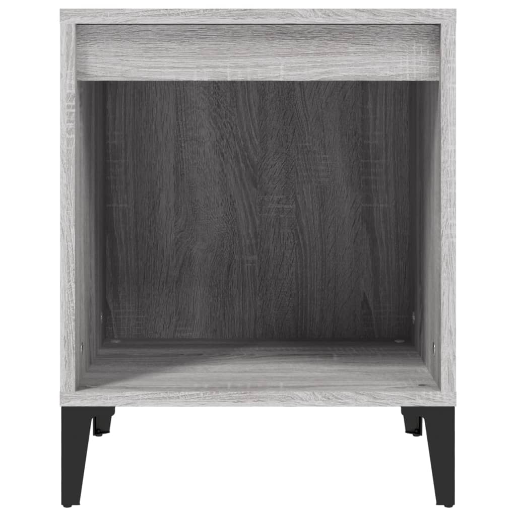 vidaXL Κομοδίνο Γκρι Sonoma 40x35x50 εκ.