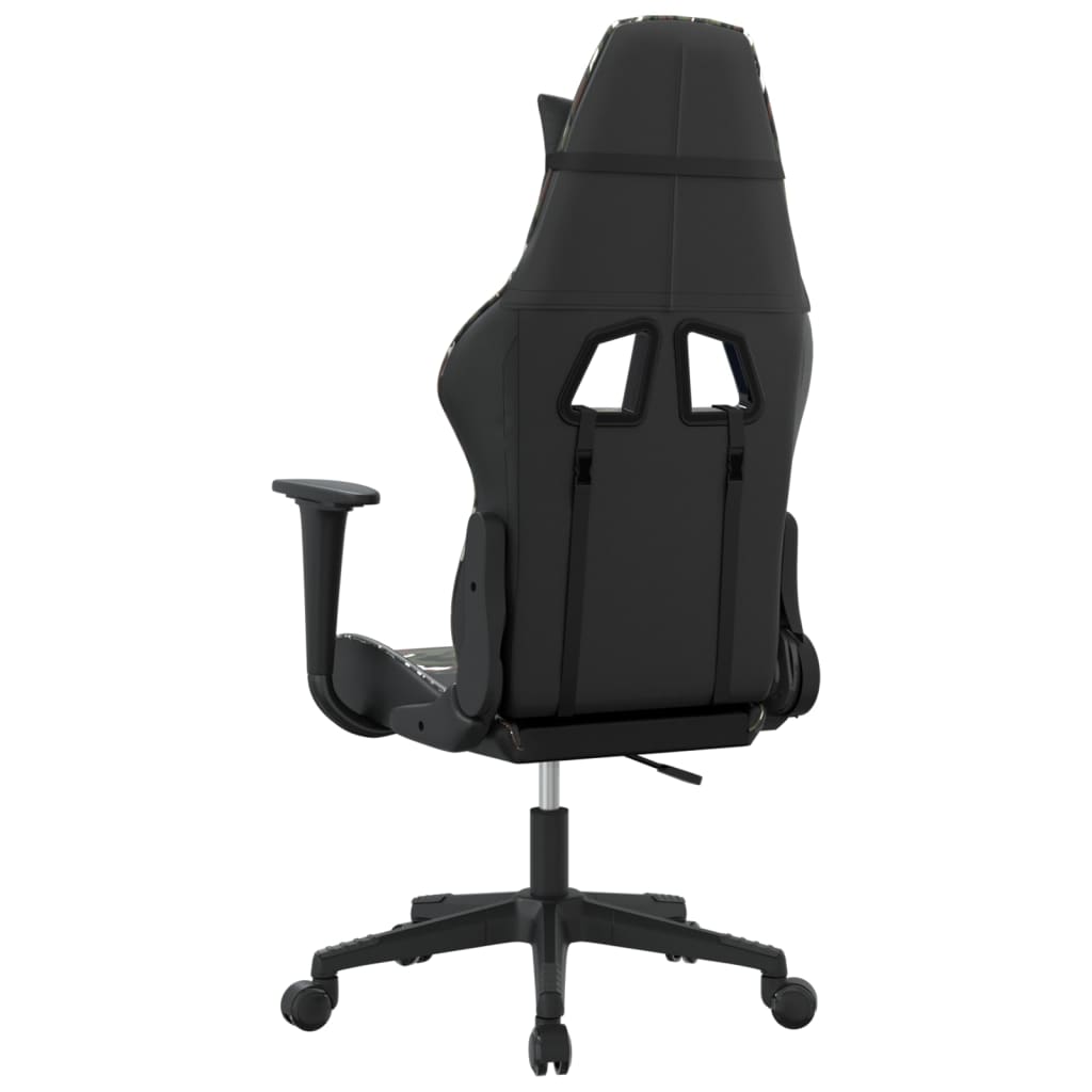 vidaXL Καρέκλα Gaming Μαύρο/Παραλλαγή από Συνθετικό Δέρμα