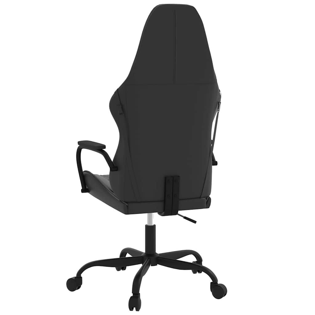 vidaXL Καρέκλα Gaming Μαύρο/Γκρι από Συνθετικό Δέρμα