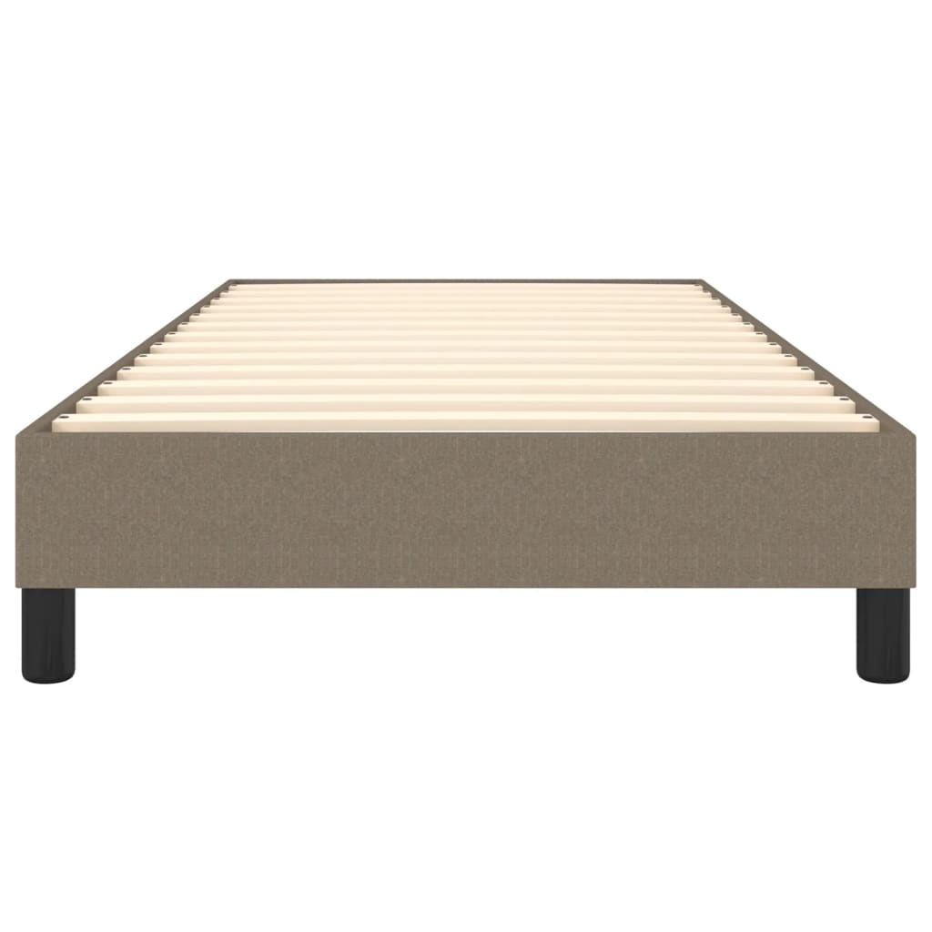 vidaXL Σκελετός Κρεβατιού Χωρίς Στρώμα Taupe 100 x 200 εκ. Υφασμάτινο